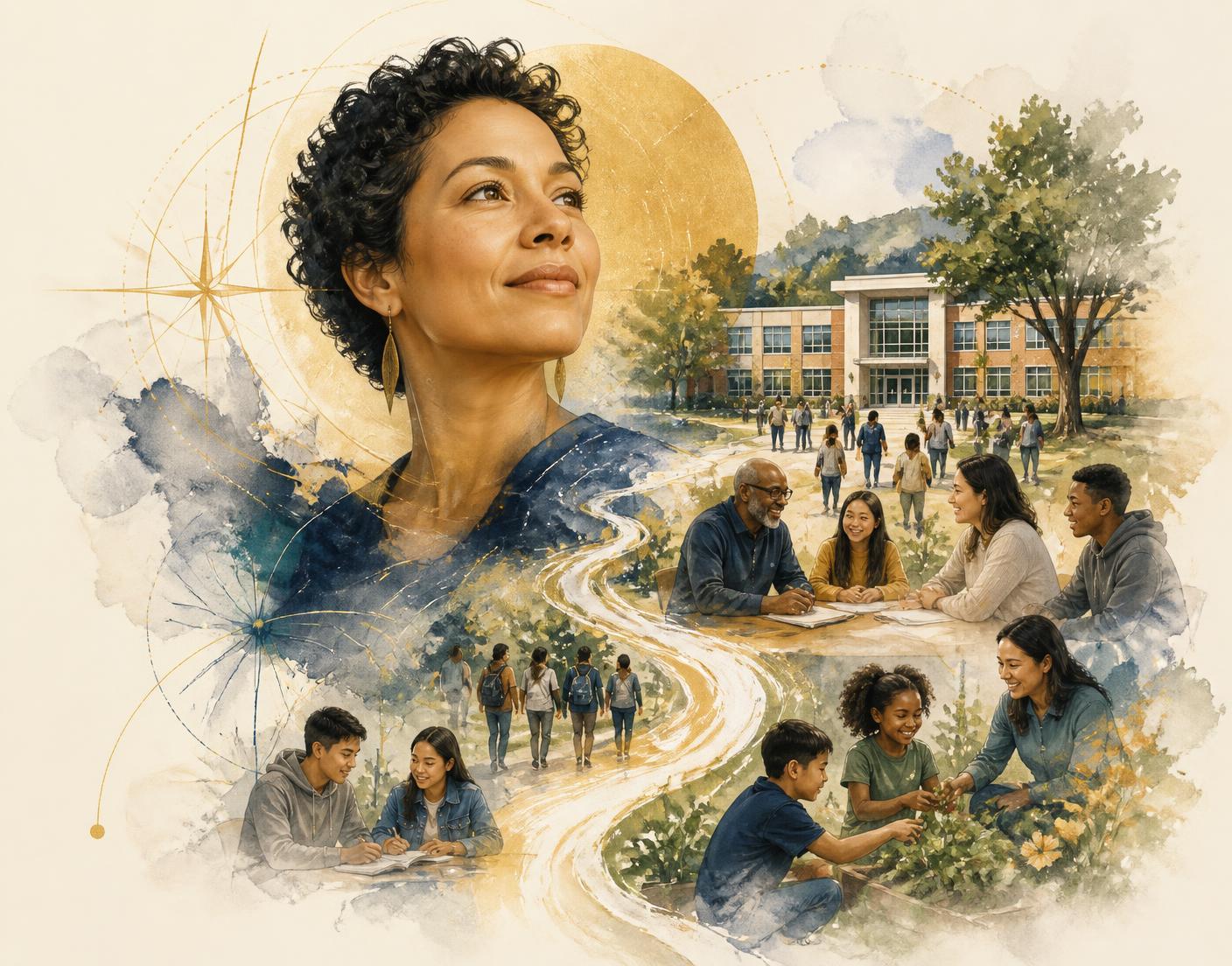 A leader's growth flowing into a thriving school community